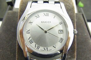 Q706-X3-71027 GUCCI グッチ 5500M メンズ クォーツ 腕時計 現状品②