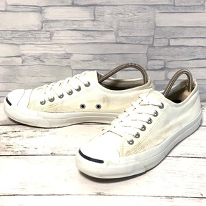 R7455bL CONVERSE コンバース JACK PURCELL ジャックパーセル ローカットスニーカー キャンバス ホワイト 白 レディース 24.5cm 1R193