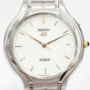 SEIKO セイコー AGS DOLCE ドルチェ 4M21-0B10 アナログ KINETIC キネティック メンズ腕時計 R尼1112