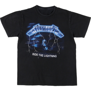 古着 METALLICA メタリカ RIDE THE LIGHTNING バンドTシャツ バンT メンズS /eaa450377