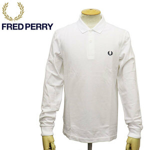FRED PERRY (フレッドペリー) M6006 The Fred Perry Shirt 長袖 ポロシャツ FP515 100WHITE S