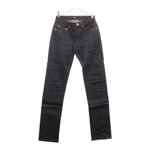 A.P.C アーペーセー JEAN NEW STANDARD ノンウォッシュタイトフィットデニムパンツ インディゴブルー