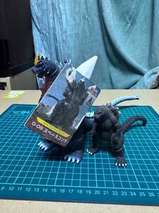 ゴジラ　ソフビ　GODZILLA バンダイ　BANDAI 東宝　特撮　ヒーロー　スペースゴジラ　G-08 ゴジラアイランド　1998 怪獣　当時物　