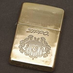 中古　ZIPPO　SOLID　BRASS　ジッポーロゴ　　1993年製