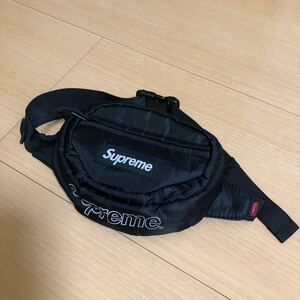 Supreme 18AW Waist Bag Black シュプリーム ウエストバッグ ボディバッグ ブラック