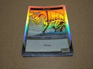 ☆MTG　Unstable　ドラゴントークン　Foil　