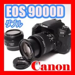 ✨高級感✨Canon EOS 9000D ダブルレンズセット★一眼レフカメラ