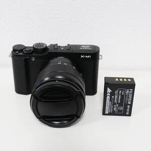 ★美品★ FUJIFILM X-M1 レンズキット XC16-50mmF3.5-5.6 フジフィルムミラーレス一眼レフ 純正バッテリー付き♪