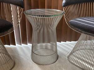 プラットナー サイドテーブル(検|platner,ミッドセンチュリー,midcentury,ステンレス,ワイヤー,イームズ,イサムノグチ,サイクロン