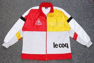 美品！1990年代 名古屋グランパスモデル le coq sportif ルコック ブレーカー×ジャージトップ(2XL-3XL相当)選手着用サイズ