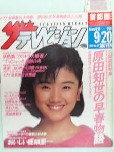 ●ザ・テレビジョン 1985/9　・原田知世／志穂美悦子／沢口靖子・桜田淳子／山口君と竹田君・タモリ／早見優／原田美枝子／荻野目洋子・他