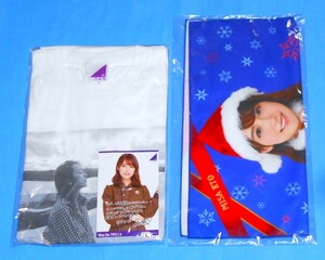 A35/乃木坂46 衛藤美彩 2018生誕記念Tシャツ ポストカード付き＆クリスマス2017フェイスタオル　