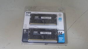 ■KLEVV■260pin DDR4-3200 64GB(32GBx2) SO-DIMM■KD4BGSA8C-32N220D■中古■ ★即決★ 