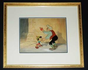 ディズニー ピノキオ セル画 限定 レア Disney 全世界1枚限定