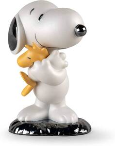 正規品 入手困難 リヤドロ 新品 LLADRO スヌーピー SNOOPY 幸運 開運 プレゼント 置物 置き物 インテリア 13x8x10cm