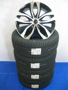 グッドイヤー 国産 サマー タイヤ イーグル LS EXE 225/45R18 91W & アルミホイール バルミナ DS-P 7.0Jx18 +38 セット 新品 4本 クラウン