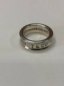 N289【TIFFANY＆Co ティファニー】1837 ナロー リング SV925 SIZE 12号