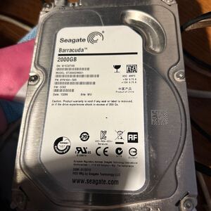 HDD Seagate SATA BARRACUDA ハードディスク　2tb