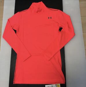 送料無料 新品 under armour アンダーアーマー レディース ヒートギアフィッティド 長袖 モックシャツ