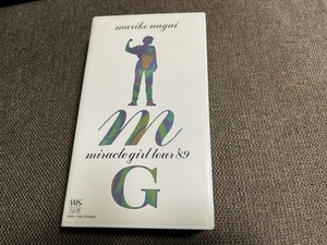 永井真理子 MIRACLE GIRL TOUR’８９ ツアービデオテープ VHS 中古 marikonagai ミュージックビデオテープ