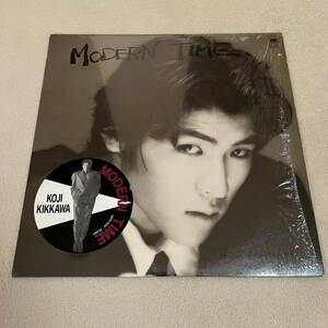 【シュリンク付】吉川晃司 MODERN TIME KOJI KIKKAWA モダンタイム キャンドルの瞳 BODY WINK / LP レコード / SM28 5424 / ライナー有 /