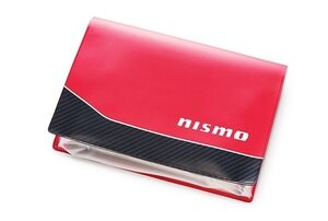 日産純正 nismo 車検証ケース(レッド) E52 E51 エルグランド C28 C27 C26 C25 セレナ NV350 キャラバン B35 B30 ラフェスタ U31 プレサー