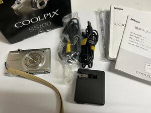 Z-18604【中古品】Nikon（ニコン） COOLPIX S5100　コンパクトデジタルカメラ 通電確認 汚れ・傷あり