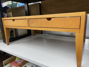 【中古品】カリガリス ガラスセンターテーブル Calligaris ○YR-17131○