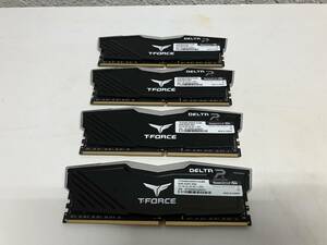 TeamGroup T-Force メモリ DDR4 3600 TF3D48G3600HC18JBK 計32GB（8GBx4枚）【中古】