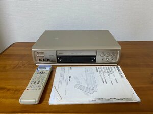 美品 三菱 ビデオカセットレコーダー HV-FA5G リモコン・取扱説明書付き