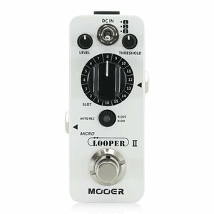 最落無し! Mooer Micro Looper II / a46714　ミニサイズの中に複数のループを保存できる多機能サンプリングルーパーペダル 1円