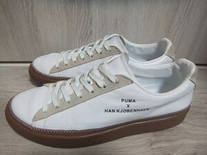 PUMA × HAN KJOBENHAVN BASKET STITCHED 白/ガム 27.5cm ☆ プーマ バスケット ハン コペンハーゲン 364474-01