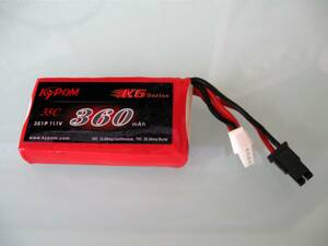 ★HIROBO SRBクオークSG用互換リポバッテリー☆★11.1V 360mAh★