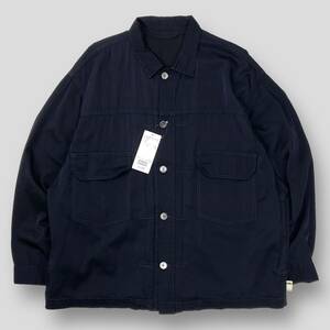 美品 SSZ / エスエスズィー 21SS G-SHIRT ジーシャツ 11-18-5955-791 M SSM3500 NAVY ネイビー キュプラ/コットン ジャケット ブルゾン