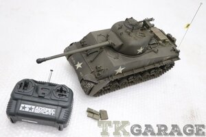 1900138007 当時物 タミヤ 電動RC 1/16 アメリカ M4シャーマン 戦車 フルオペレーション TKGARAGE U