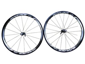 ◎ロードバイク SHIMANO シマノ ホイールセット 前後 DURA-ACE WH-9000 C35 自転車 パーツ 700C サイクリング 27インチ 直接引取可