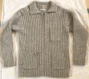 ◆ レトロ ニットジャケット DAF YARN FROM ENGLAND Lサイズ ◆ 中古品