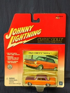 ジョニーライトニング 1/64 63年型 シボレー シェビー・ツー ノバ JOHNNY LIGHTNING Chevrolet Chevy Ⅱ 傷み有り