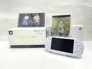 ★SONY ソニー PSP PSP-3000ZW DISSIDIS FINAL FANTASY FF20周年限定モデル ゲーム機 中古★004224