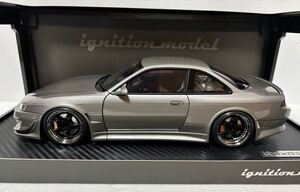 [1円〜]イグニッションモデル ignition model 1/18 VERTEX S14 Silvia ガンメタリック　日産シルビア