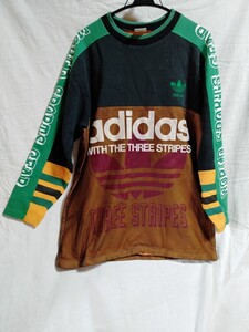 adidas 80s/デサント社製/メッシュ/スウェット M〜Ｌサイズ