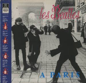 2枚組LP The Beatles / Les Beatles A Paris【Neon 2 C006-1956】ビートルズ ライブ盤 John Lennon Paul McCartney George Harrison