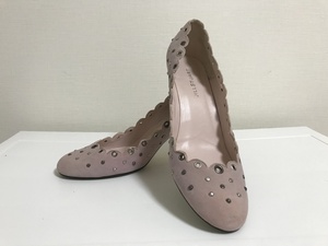 ■【YS-1】 JILL STUART ジルスチュアート ■ スウェードパンプス ■ ピンク系 ■ ２４ｃｍ ■ ヒール高7.5cm 【東京発 手渡し可能】■D