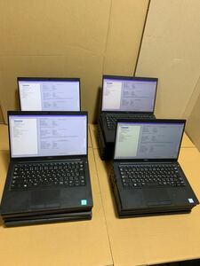 大量24台セットDELL Latitude 7390 Core i5 -8350U/ 8GB/SSD128GB/ 現状引き渡し★BIOS確認OK★破損無し/AC付 現物確認可 4台バッテリーNG