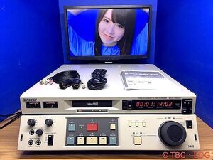 【動作保証】使用時間小★SONY Hi8／8mmビデオデッキ　ソニー業務用 EVO-9800A★大型ダイヤル搭載★動作良好品★