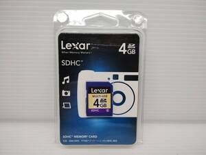  未使用・未開封品　4GB　Lexar　SDHCカード　SDカード　メモリーカード