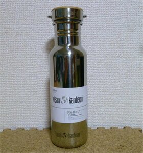 ★新品未使用★klean kanteen クリーンカンティーン ステンレス スティール リフレクト ボトル 532ml 18oz バンブーキャップ BPAフリー★送