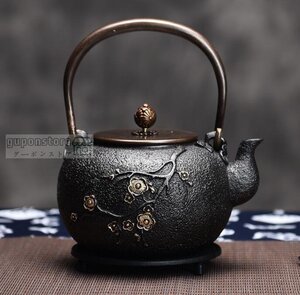 入手困難☆ 老鉄瓶 提梁壺★新品 茶道具対応 鉄やかん 鉄分補給 鉄びん 新品未使用