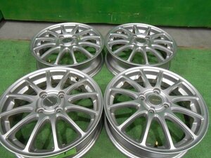 シマ★ 中古 軽自動車 15インチ ECO FORME ホイール 4本 アルミ 15×4.5J PCD100 4穴 +47 ハスラー等