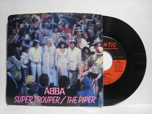 【7”】 ABBA / SUPER TROUPER US盤 アバ スーパー・トゥルーパー